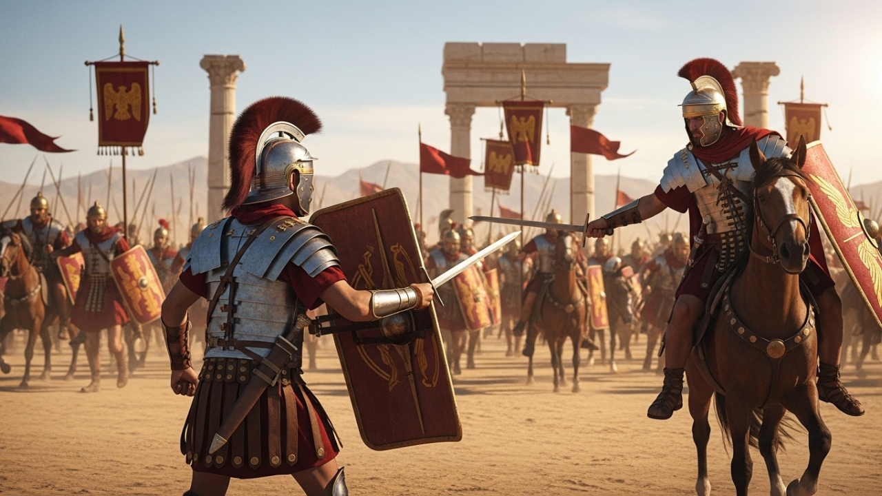 Ficção histórica de aventura ambientada na Roma Antiga