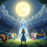 História de fantasia mágica com reinos encantados