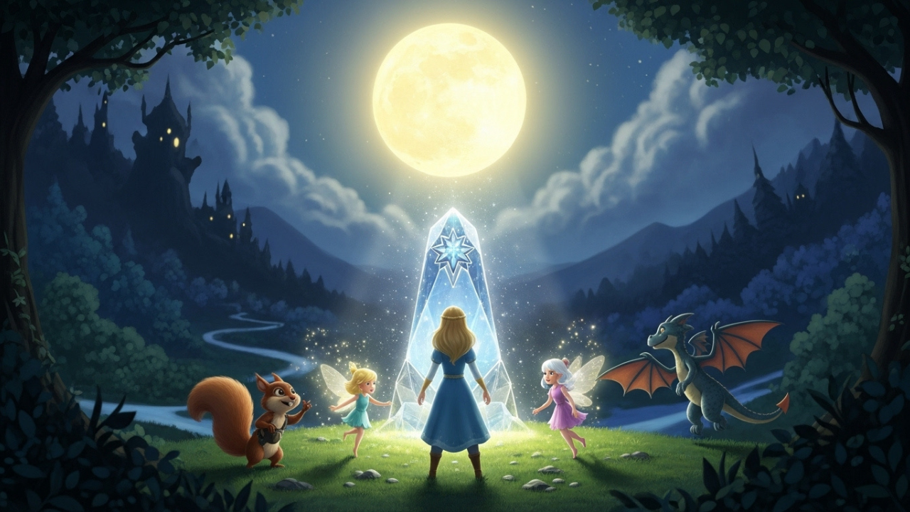 História de fantasia mágica com reinos encantados