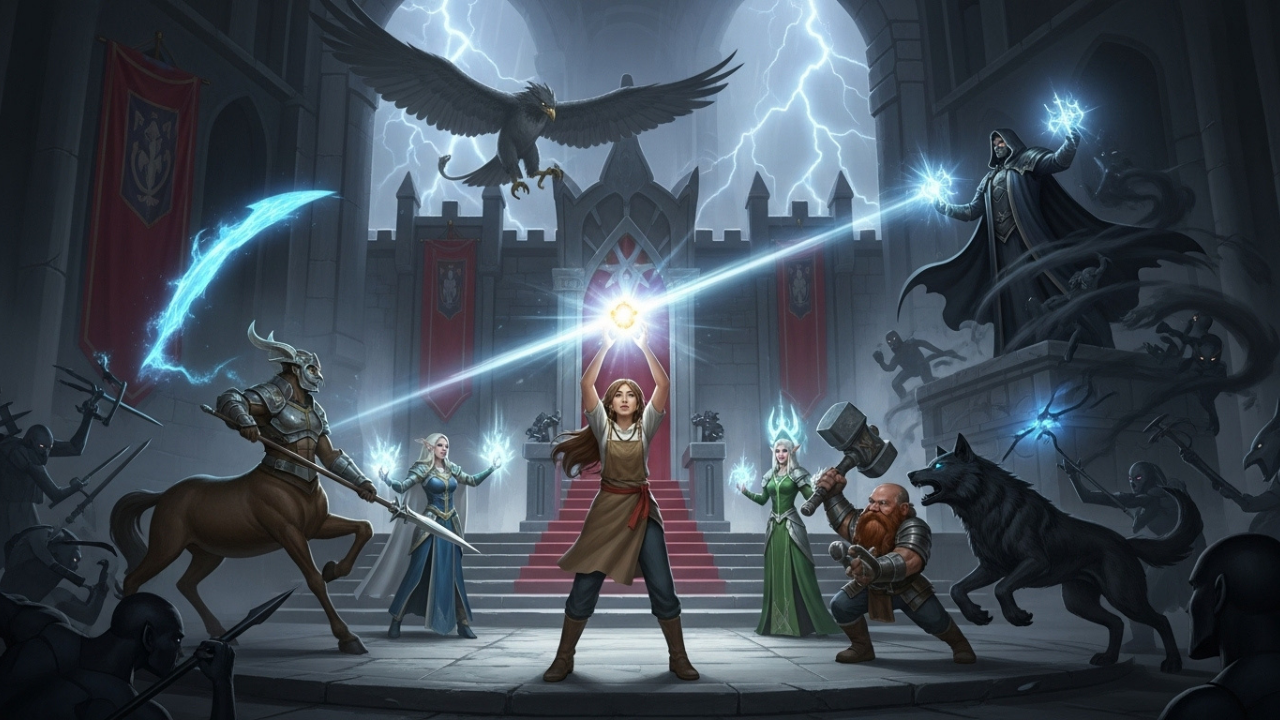 História de fantasia sobre criaturas mágicas e aventura