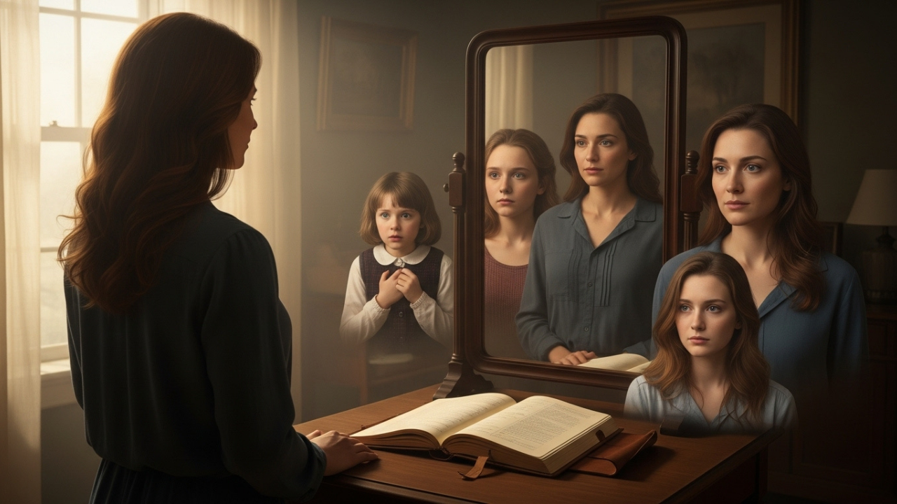 História de ficção psicológica sobre identidade e autodescoberta