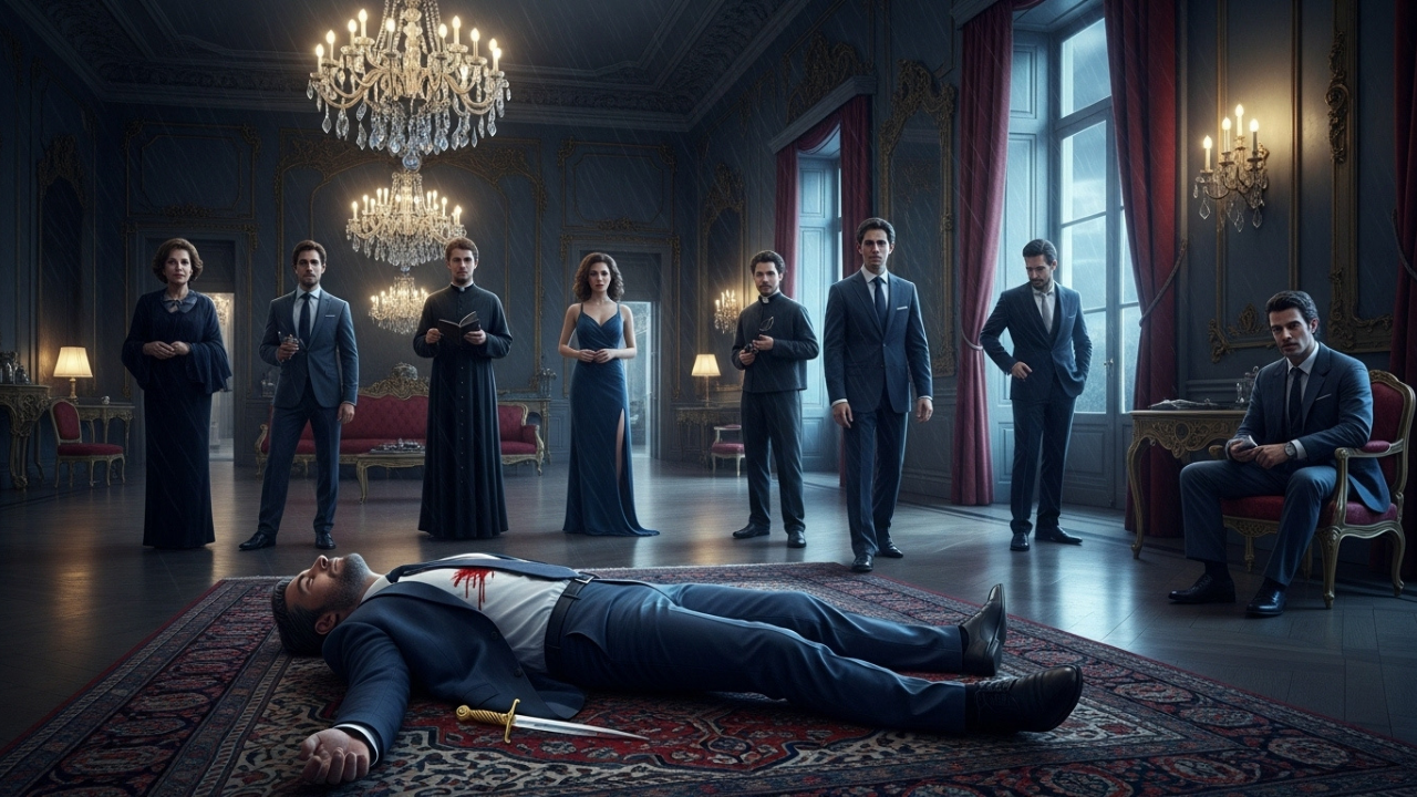 História de mistério de assassinato para amantes de mistério