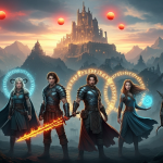 História sobre profecia e heróis em mundos de fantasia